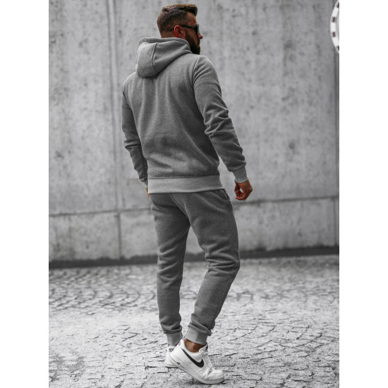 Dark gray men's sports set Star JS/8C59/5 - For men Dark gray men's sports set Star JS/8C59/5