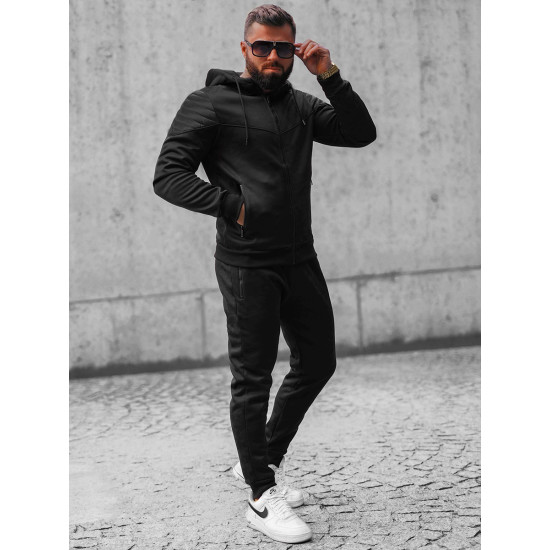 Vīriešu sporta tērps melns Eros O/3A127/A128 - Vīriešiem Vīriešu sporta tērps melns Eros O/3A127/A128