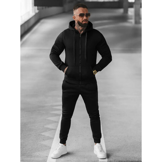 Melns vīriešu sporta tērps Pazar ax0138 - Vīriešiem Melns vīriešu sporta tērps Pazar ax0138
