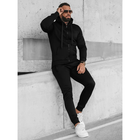 Melns vīriešu sporta tērps Pazar ax0138 - Vīriešiem Melns vīriešu sporta tērps Pazar ax0138