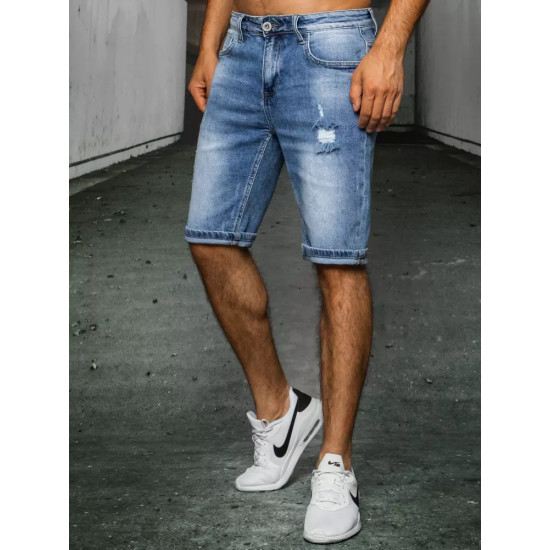 Blue denim breeches for men Temo SX1518 - Action Blue denim breeches for men Temo SX1518