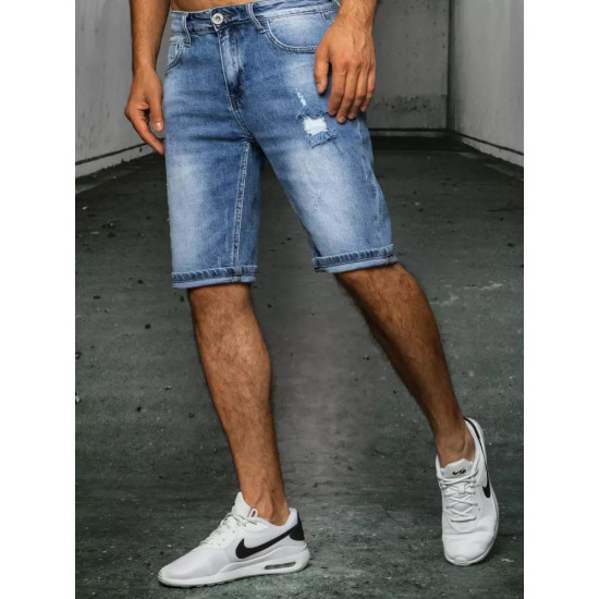 Blue denim breeches for men Temo SX1518 - Action Blue denim breeches for men Temo SX1518