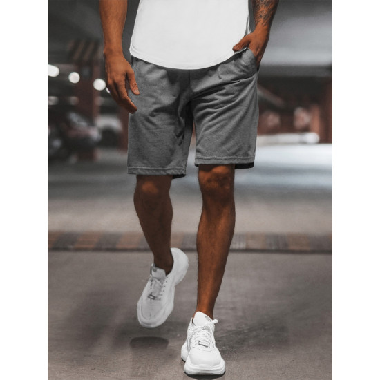 Tumši pelēki vīriešu sporta šorti Saravi JS/8K100/5Z - Īsfilmas | Tilti Tumši pelēki vīriešu sporta šorti Saravi JS/8K100/5Z