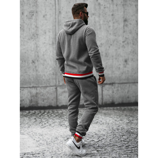 Vīriešu tumši pelēks treniņtērps Grafor Sporta tērpi Premium