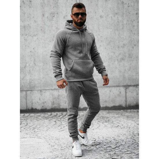 Tumši pelēks treniņtērps vīriešiem Ronal JS/8C75/5 - Vīriešiem Tumši pelēks treniņtērps vīriešiem Ronal JS/8C75/5 Premium