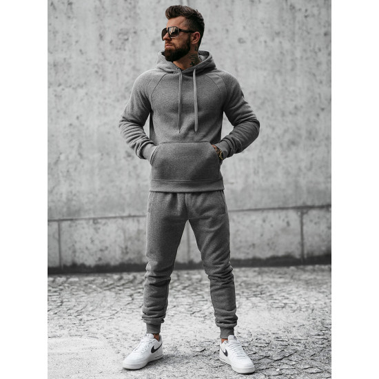 Tumši pelēks treniņtērps vīriešiem Ronal JS/8C75/5 - Vīriešiem Tumši pelēks treniņtērps vīriešiem Ronal JS/8C75/5 Premium