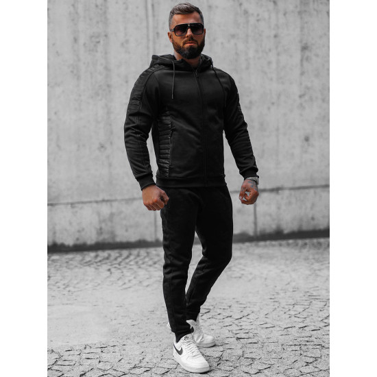 Izpārdošana Vīriešu sporta tērps melns Somat O/3A126/A128 - Vīriešiem Izpārdošana Vīriešu sporta tērps melns Somat O/3A126/A128