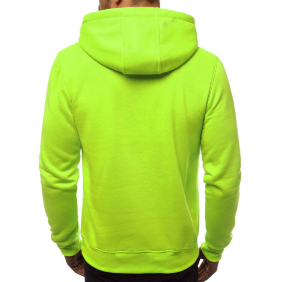 Vīriešu neona zaļš džemperis ar kapuci Buvoli JS/2009