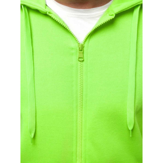 Neonzaļš vīriešu džemperis Lore JS/2008 - Vīriešu džemperi| Džemperi tiešsaistē Neonzaļš vīriešu džemperis Lore JS/2008
