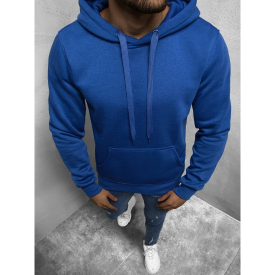 Zils vīriešu džemperis ar kapuci Buvoli JS/2009/65Z