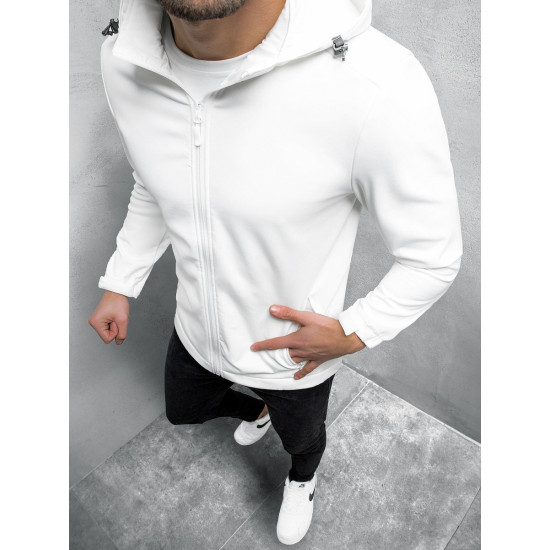 Balta vīriešu virsjaka Luter JS/HH017/2Z - Vīriešu jakas un mēteļi Balta vīriešu virsjaka Luter JS/HH017/2Z