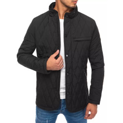 Vīriešu stepēta melna jaka Midon Vīriešu stepēta melna jaka Midon