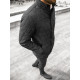 Vīriešu stepēta melna jaka Midon JS/22M111/1 - Vīriešu jakas un mēteļi Vīriešu stepēta melna jaka Midon JS/22M111/1