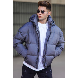 Pelēka vīriešu jaka ar kapuci Jack Pelēka vīriešu jaka ar kapuci Jack