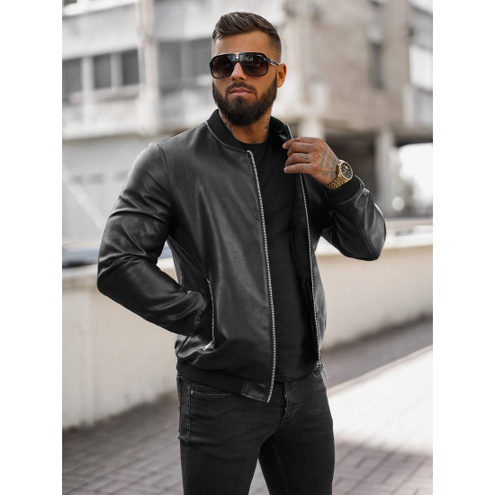 Eko ādas jaka Filer JS/11Z8106Z - Vīriešu jakas un mēteļi Eko ādas jaka Filer JS/11Z8106Z
