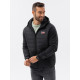 Izpārdošana Melna jaka ar kapuci vīriešiem Okar C601 Premium