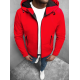 Sarkana vīriešu softshell jaka ar kapuci Mokar JS/HM187/5 - Vīriešu jakas un mēteļi Sarkana vīriešu softshell jaka ar kapuci Mokar JS/HM187/5