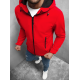 Sarkana vīriešu softshell jaka ar kapuci Mokar JS/HM187/5 - Vīriešu jakas un mēteļi Sarkana vīriešu softshell jaka ar kapuci Mokar JS/HM187/5