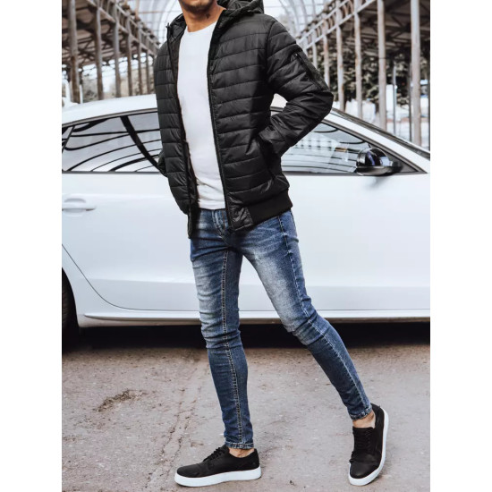 Vīriešu pavasara-rudens jaka melnā krāsā Nosal JS/MY13