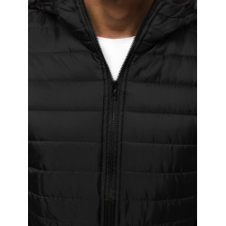 Vīriešu pavasara-rudens jaka melnā krāsā Nosal