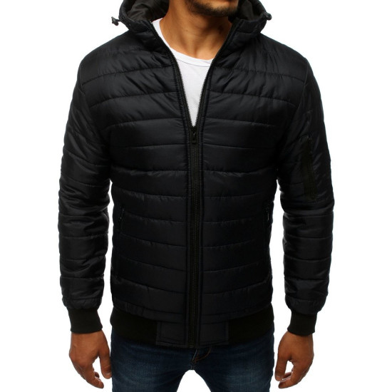 Vīriešu pavasara-rudens jaka melnā krāsā Nosal JS/MY13