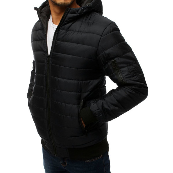 Vīriešu pavasara-rudens jaka melnā krāsā Nosal JS/MY13