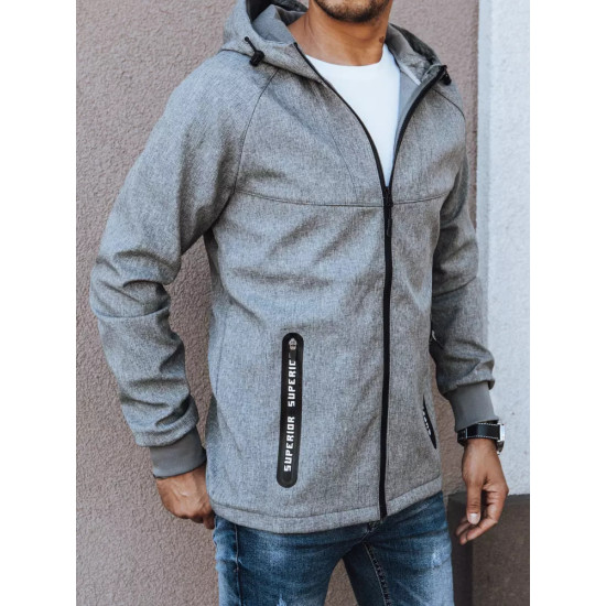 Softshell pelēka jaka vīriešiem Sofi TX4164