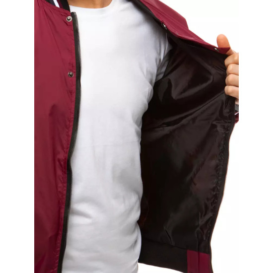 Vīriešu bordo jaka Harry TX3681 - Vīriešu jakas un mēteļi Vīriešu bordo jaka Harry TX3681