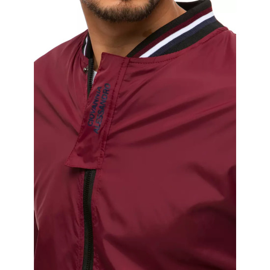 Vīriešu bordo jaka Harry TX3681 - Vīriešu jakas un mēteļi Vīriešu bordo jaka Harry TX3681