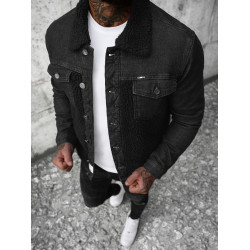 Melna džinsa jaka Biok