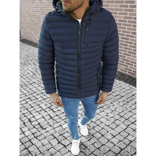 Tumši zila jaka Caera JS/M13057 - Vīriešiem Tumši zila jaka Caera JS/M13057