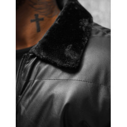 Vīriešu melna ziemas jaka Dorian 