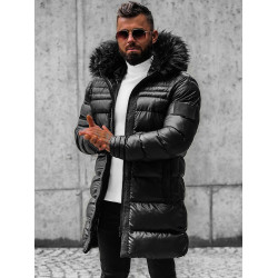 Vīriešu melna ziemas jaka Reger Vīriešu melna ziemas jaka Reger