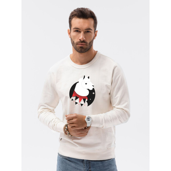 Balts džemperis Lama B1153 Premium