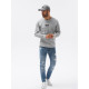 Light gray sweater No ProbLlama B1153 - Mens Sweaters| Sweaters online Light gray sweater No ProbLlama B1153 Premium