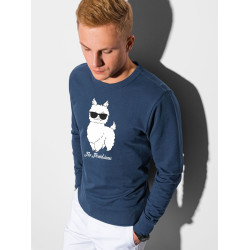 Tumši zils džemperis No ProbLlama Tumši zils džemperis No ProbLlama