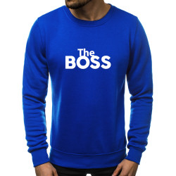 Zils vīriešu džemperis The boss
