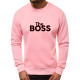 Akcija Gaiši rozā vīriešu džemperis The boss