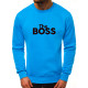 Gaiši zils vīriešu džemperis The boss