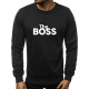 Melns vīriešu džemperis The boss