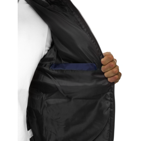 Vīriešu pavasara-rudens jaka tumši zila Nosal 8M1528/215