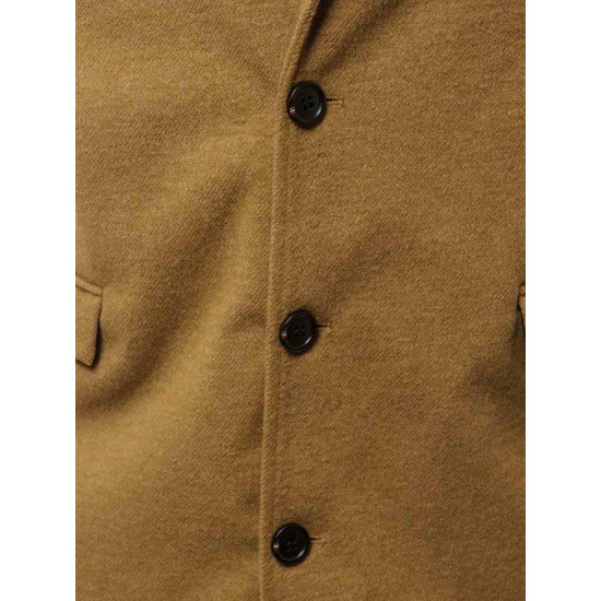 Elegants brūns vīriešu mētelis Sugal JB/1047Z - Rīcība Elegants brūns vīriešu mētelis Sugal JB/1047Z