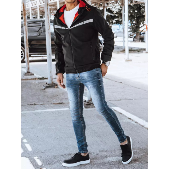 Vīriešu melna softshell jaka Sverol TX4150 - Vīriešu jakas un mēteļi Vīriešu melna softshell jaka Sverol TX4150