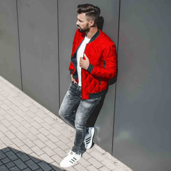 Vīriešu sarkanā jaka Morel JS/MY01 - TX2210