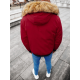 Bomber stila ziemas bordo vīriešu jaka Lemor JS/201901 - Vīriešu jakas un mēteļi Bomber stila ziemas bordo vīriešu jaka Lemor JS/201901