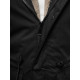 Men's black jacket with fur Premium JS/22M317/392 - Men's Jackets and Coats Men's black jacket with fur Premium JS/22M317/392 Premium