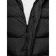 Vīriešu melna ziemas jaka ar kapuci JS/22M332/392 - Rīcība Vīriešu melna ziemas jaka ar kapuci JS/22M332/392 Premium