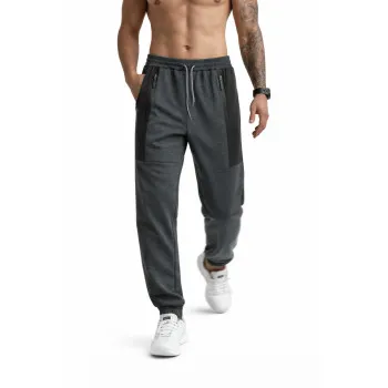Vīriešu tumši pelēkas bikses Jackson