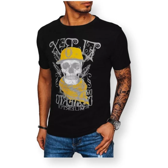 Melns Kiral T-krekls RX5091