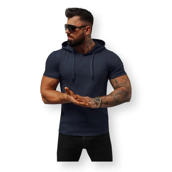 Dark blue mens T-shirt Remer JS/8T89/25Z